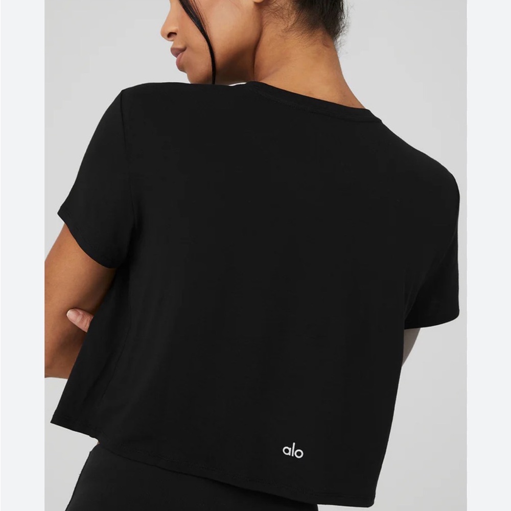 ALO Yoga Black Crop Top